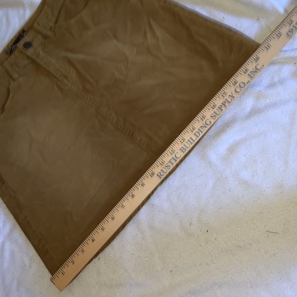 PRANA TRISTA rusty brown corduroy miniskirt size 4 tortoise - Picture 5 of 12
